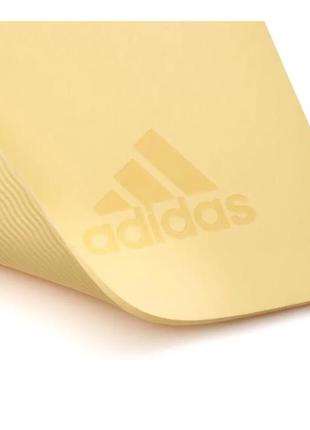 Коврик для йоги adidas premium yoga mat желтый уни 176 х 61 х 0,5 см3 фото