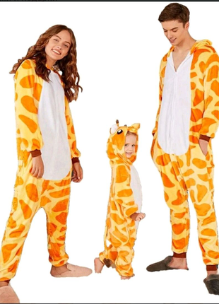 Кигуруми милый жираф. для детей и взрослых. все размеры!1 фото