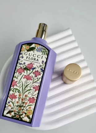 Gucci flora gorgeous magnolia edp💥оригінал 2 мл розпив аромата затест5 фото