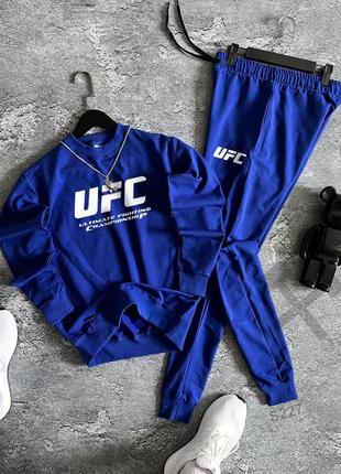 Весенний спортивный костюм с принтом ufc свитшот + штаны