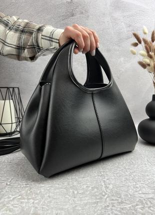 Женская сумка tenderness black. брендовые женские сумочки кожаные1 фото