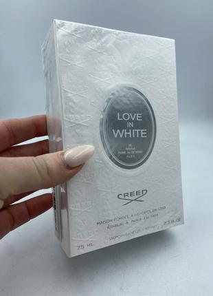 Creed love in white