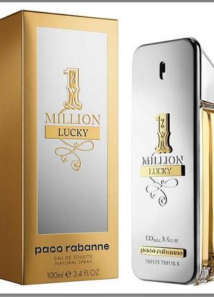 Paco rabanne 1 million lucky 100 мл мужской