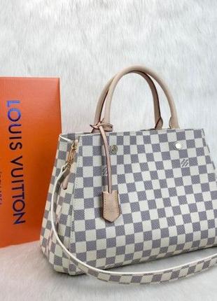 Стильная сумка люкс белая louis vuitton