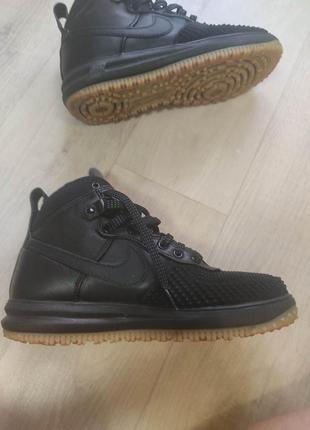 Кроссовки nike lunar force 1 duckboot black1 фото