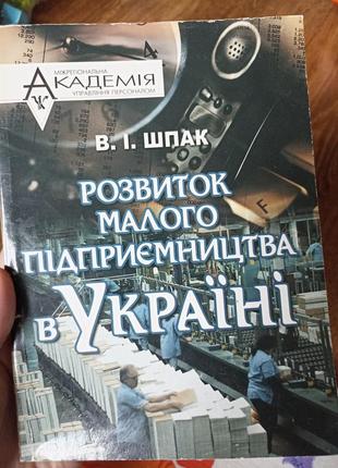 Развитие малого предпринимательства в украинском в.е.шпак