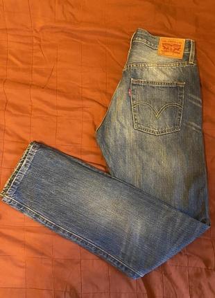 Джинсы levi's 501, синие