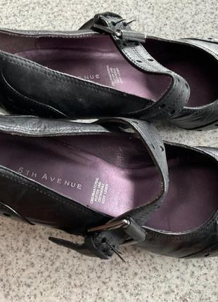 Кожаные новые осенние туфли/39/brend 5 th avenue3 фото