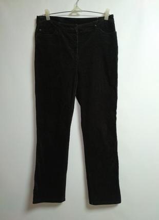 Вельветовые стрейч джинсы темный шоколад1 фото
