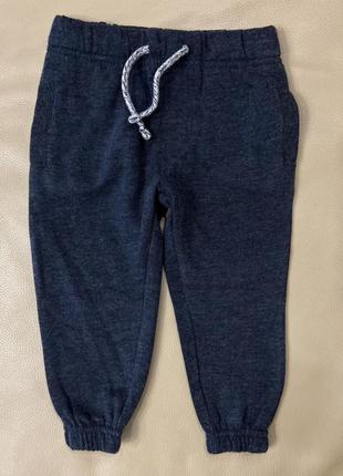 Спортивные штаны от pepco, утепленные 9 -12 месяцев рост 74-80 станок идеален4 фото