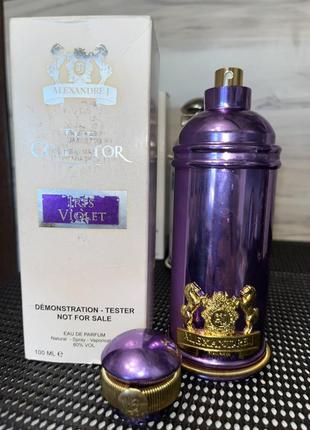 Alexandre.j the collection: iris violet  тестер уценка помята  коробка