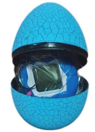 Дитяча електронна гра тамагочі(синій у блакитному яйці)2 фото