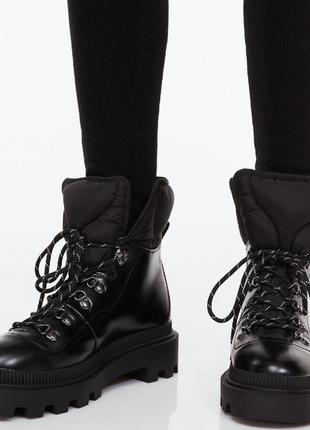 Женские ботинки на масивной подошве h&m2 фото