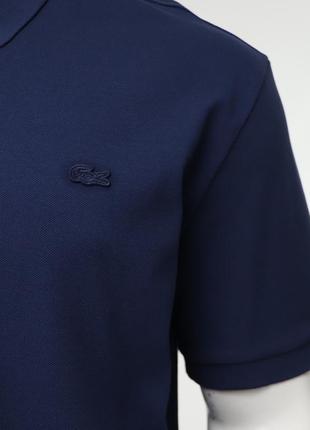 Чоловіча   нова синя поло футболка lacoste [  xl-xxl ]4 фото