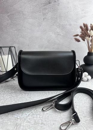 Женская сумка turtle black. брендовые женские сумочки кожаные