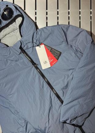Престижная куртка cp company с линзами на капюшоне мужская весна осень утепленная черная2 фото