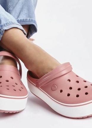 Крокси crocband platform crocs4 фото