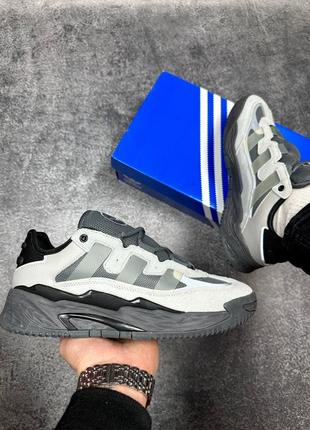 Оригинальные мужские кроссовки adidas niteball silver 41-46р.3 фото