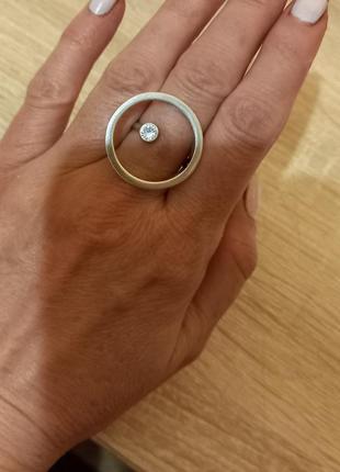 Серебряная кольца сфера