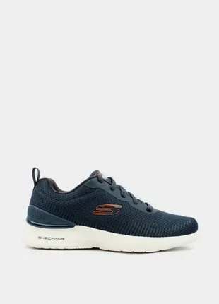 Чоловічі кросівки skechers/ оригінальні кросівки синього кольору