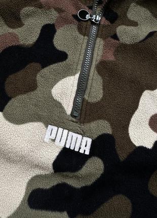 Стильна крута кофта анорак фліска чоловіча мілітарі puma s9 фото