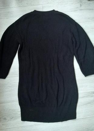 Сукня светр massimodutti чорна4 фото