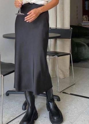 Женская шелковая юбка3 фото