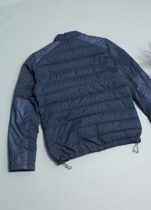 Пуховик peak performance мужской синий с воротником стойкой демисезонная куртка демисезонная на пуху berghaus2 фото