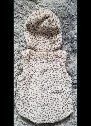 Хутряна безрукавка плюшева жилетка для дівчинки 92-98р4 фото