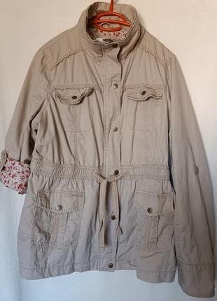 Куртка жіноча парка бежева g3000 collection р.44/xxl1 фото