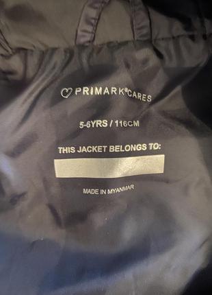 Классняча, курточка, на мальчика 5-6 лет, на осень, и весну, от бренда: primark cares 👌6 фото