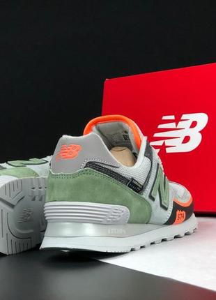 Кросівки чоловічі new balance 574 сірі для бігу  / топові кросівки на весну чоловічі5 фото