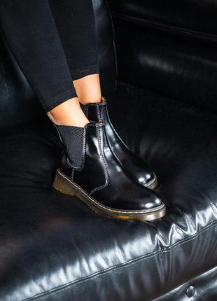 Ботинки dr. martens1460 chelsea black черевики9 фото