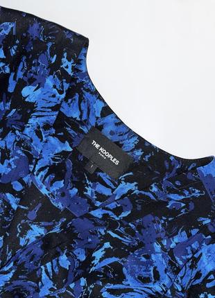 The kooples 1 шелковая блуза синяя4 фото