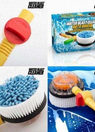 Обертова щітка насадка для шланга water blast cleaner roto brush2 фото