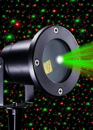 Потужний декоративний лазерний проєктор laser light outdoor rd-8006