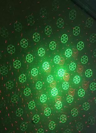 Потужний декоративний лазерний проєктор laser light outdoor rd-80068 фото