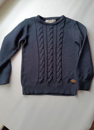 Вязаный свитер джемпер h&m размер 6-82 фото