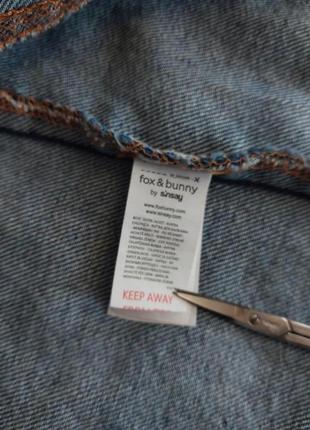 Стильная джинсовка с капюшоном 104 см6 фото