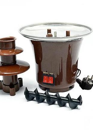 Мини шоколадный фонтан mini chocolate fontaine лучшая цена!6 фото