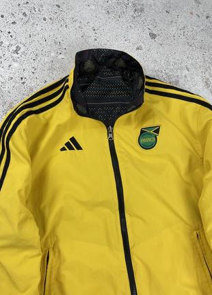 Wales bonner x adidas jamaica anthem jacket мужская куртка ветровка10 фото