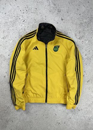 Wales bonner x adidas jamaica anthem jacket мужская куртка ветровка8 фото