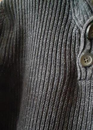 Плотный коттоновый свитер6 фото