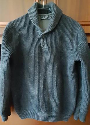 Плотный коттоновый свитер10 фото