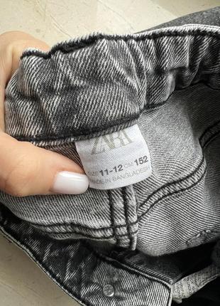 Джинсы zara с потертостями3 фото