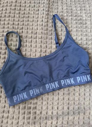 Спортивний топ victoria’s secret  pink sport розмір m