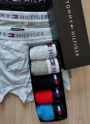 Подарунковий набір чоловічих боксерів tommy hilfiger- 5 шт.