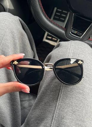 Женские черные солнцезащитные очки1 фото
