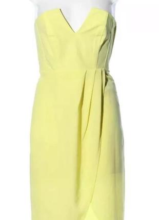 H&amp;m платья цвет лимонный очень красивое