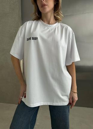 Стильна жіноча футболка з натуральної бавовни2 фото